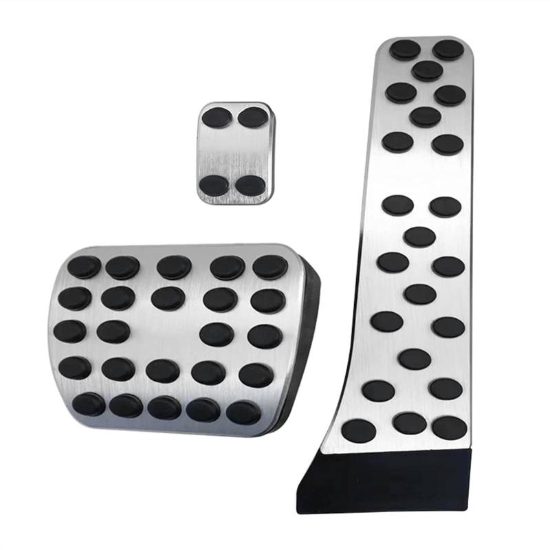 Szwaldaper Auto Fuß Kraftstoff Bremspedal Abdeckung, for Mercedes-Benz, CES Klasse W211 W212 W213 W205 C180 C200 C300 GLC GLK SLK R172 Zubehör Autopedalabdeckungsset von Szwaldaper