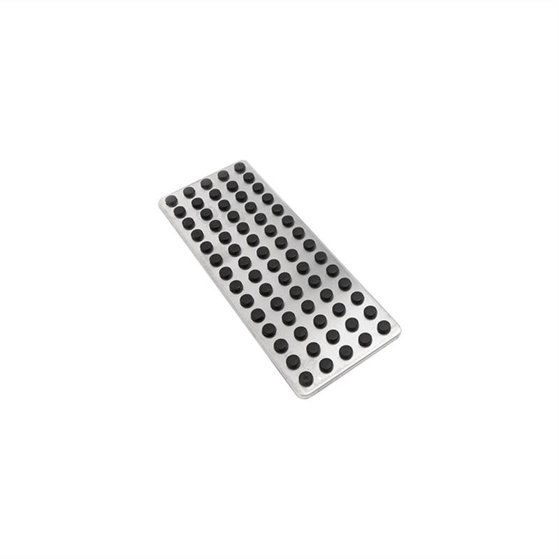 Szwaldaper Auto Fuß Kraftstoff Bremspedal Abdeckung Zubehör, for Mercedes, for AMG CE Classe GLC GLK SLK CLS W204 W203 W211 W205 W210 W212 W213 X253 Autopedalabdeckungsset(Footrest Pedal 1pcs) von Szwaldaper
