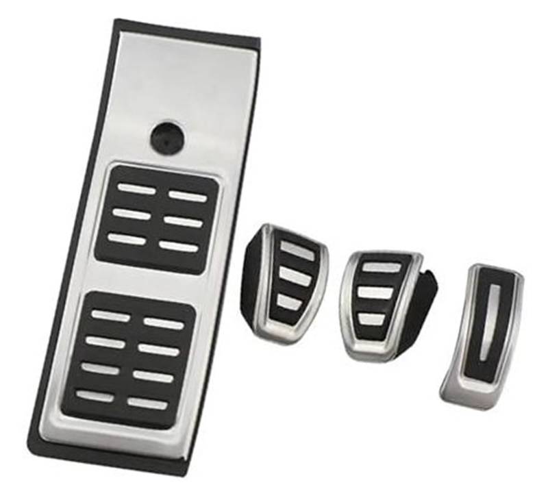 Szwaldaper Auto-Fußpedalabdeckung, for A4 B9 A5 F5 Q5 SQ5 A6 C8 2016–2019, Auto-Pedale, Zubehör, Kraftstoff, Gaspedal, Bremspedal Auto-Bremspedalabdeckung(Black MT) von Szwaldaper