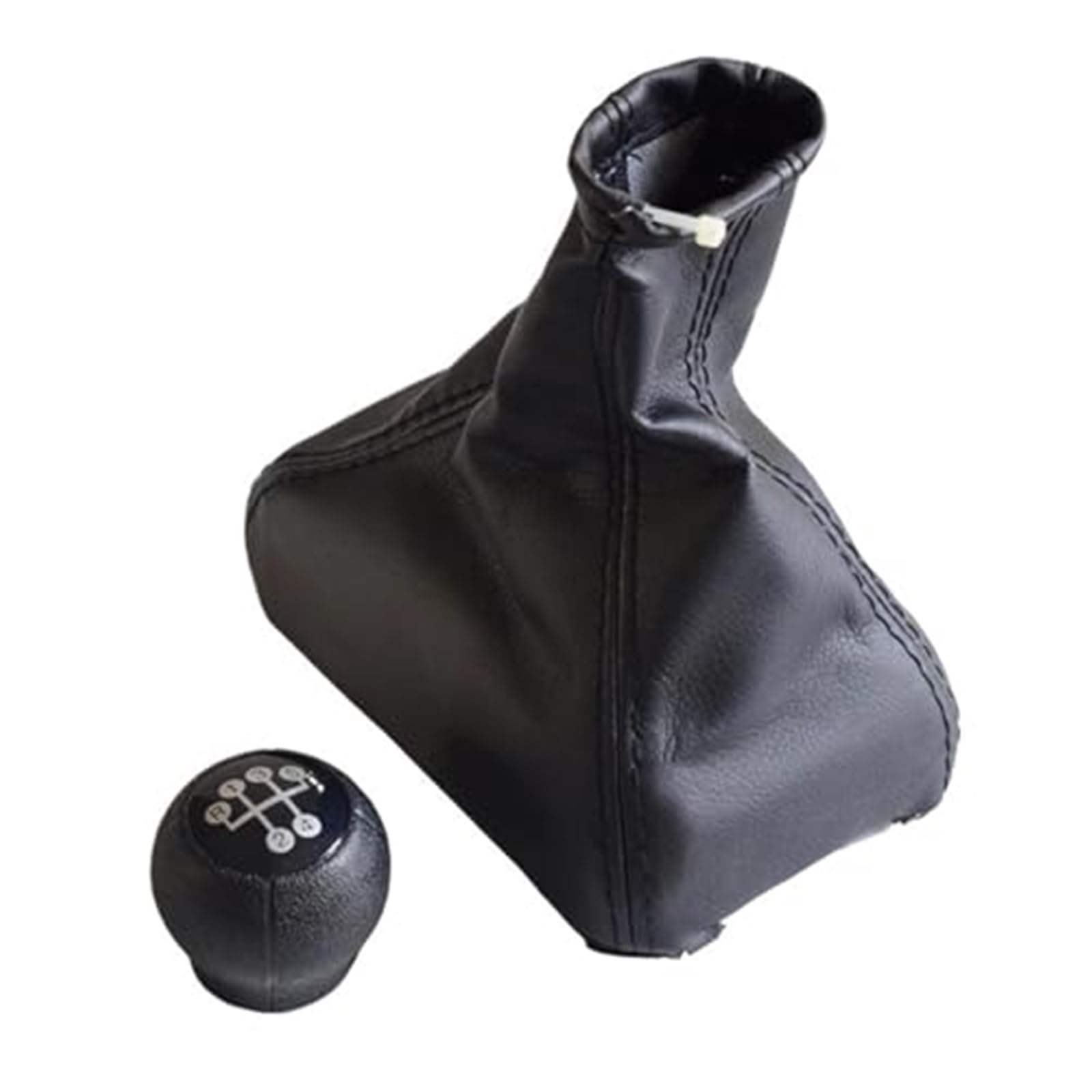 Szwaldaper Auto-Handbrems-Schaltknauf-Abdeckung, for Vauxhall, for Opel, CORSA C COMBO 01–06, Schalthebelmanschette, Leder, Auto-Dekor, Autozubehör Schaltsackabdeckung fürs Auto(BLACK 2Pcs Gear Knob C Szwaldaper Auto-Handbrems-Schaltknauf-Abdeckung, for Vauxhall, for Opel, CORSA C COMBO 01–06, Schalthebelmanschette, Leder, Auto-Dekor, Autozubehör Schaltsackabdeckung fürs Auto(BLACK 2Pcs Gear Knob C von Szwaldaper