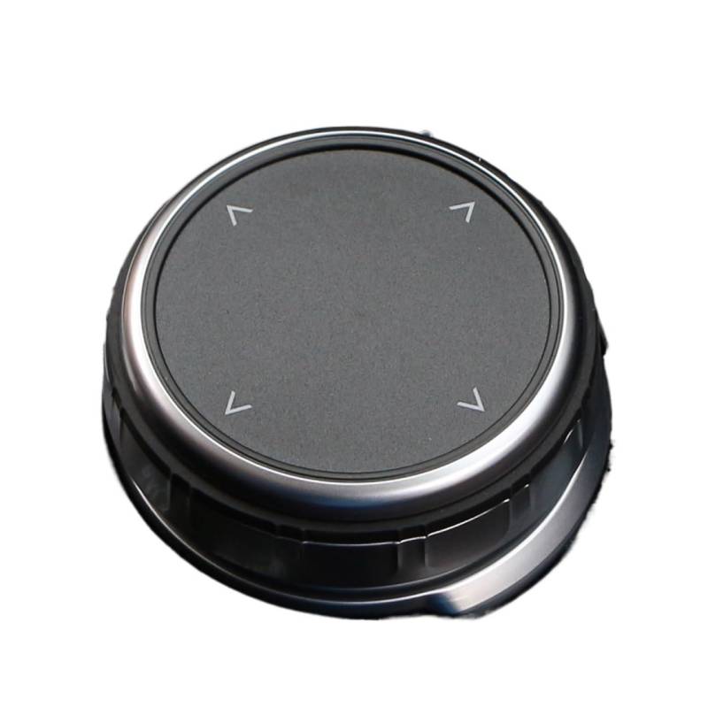 Szwaldaper Auto Lenkrad Media Lautstärkeregler Kreis Ring Aufkleber Trim, for, for X3 G01 X4 G02 2018 2019 2020 2021 2022, Zubehör Auto-Lenkradaufkleber(Sliver) von Szwaldaper