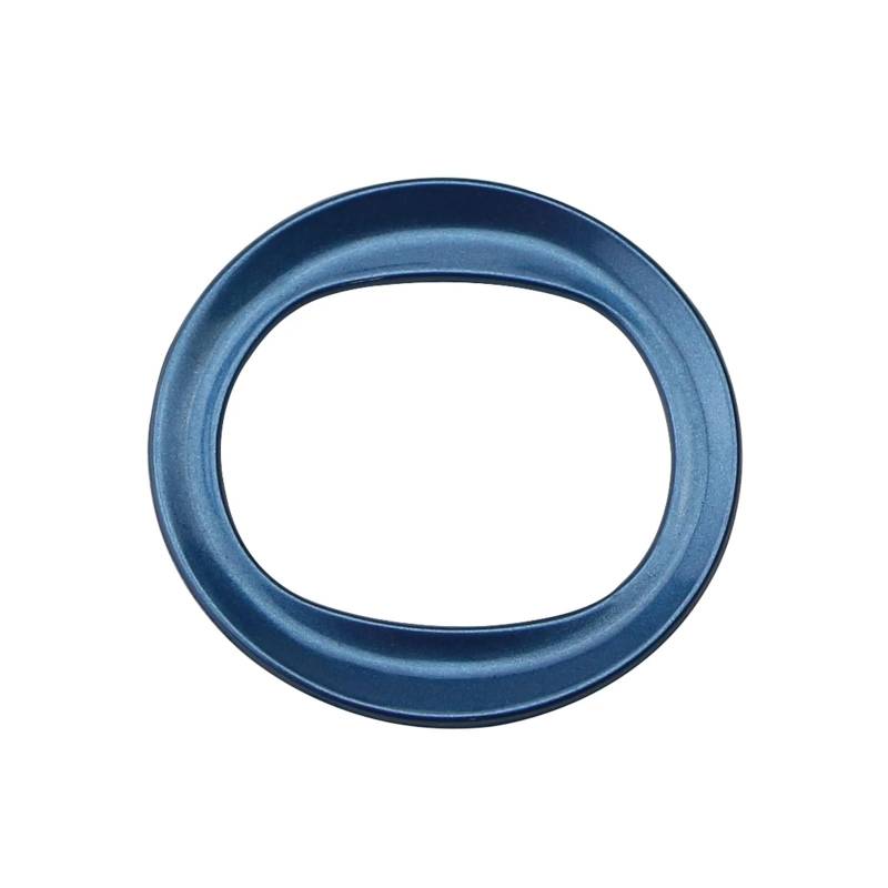 Szwaldaper Auto-Lenkrad-Mittelring-Abdeckung, Logo-Emblem, Dekoration, Zieraufkleber, passend for Mazda, for 6 3 Axela CX-3 CX3 CX-5 CX5, Zubehör Auto-Lenkradaufkleber(Blue) von Szwaldaper