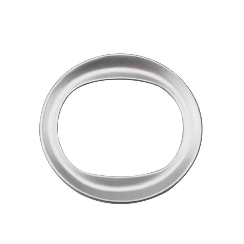 Szwaldaper Auto-Lenkrad-Mittelring-Abdeckung, Logo-Emblem, Dekoration, Zieraufkleber, passend for Mazda, for 6 3 Axela CX-3 CX3 CX-5 CX5, Zubehör Auto-Lenkradaufkleber(Silver) von Szwaldaper