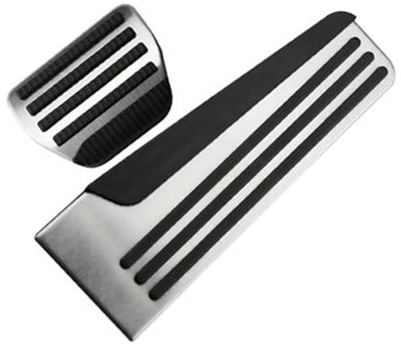 Szwaldaper Auto-Pedale, for Infiniti, G37 2008–2021, Auto-Rest-Pedal-Aufkleber, Bremspedal-Schutzpolster, Abdeckungszubehör Auto-Bremspedalabdeckung(Black at 2pieces) von Szwaldaper
