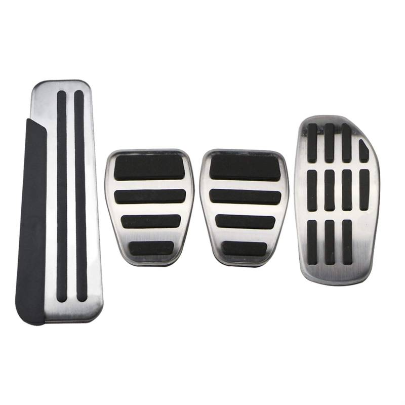 Szwaldaper Auto Pedale Rest Pad Matten Kraftstoff Bremspedal Abdeckung, for Renault, Captur Kaptur 2019 2020 at MT Zubehör Autopedalabdeckungsset(MT with Rest) von Szwaldaper