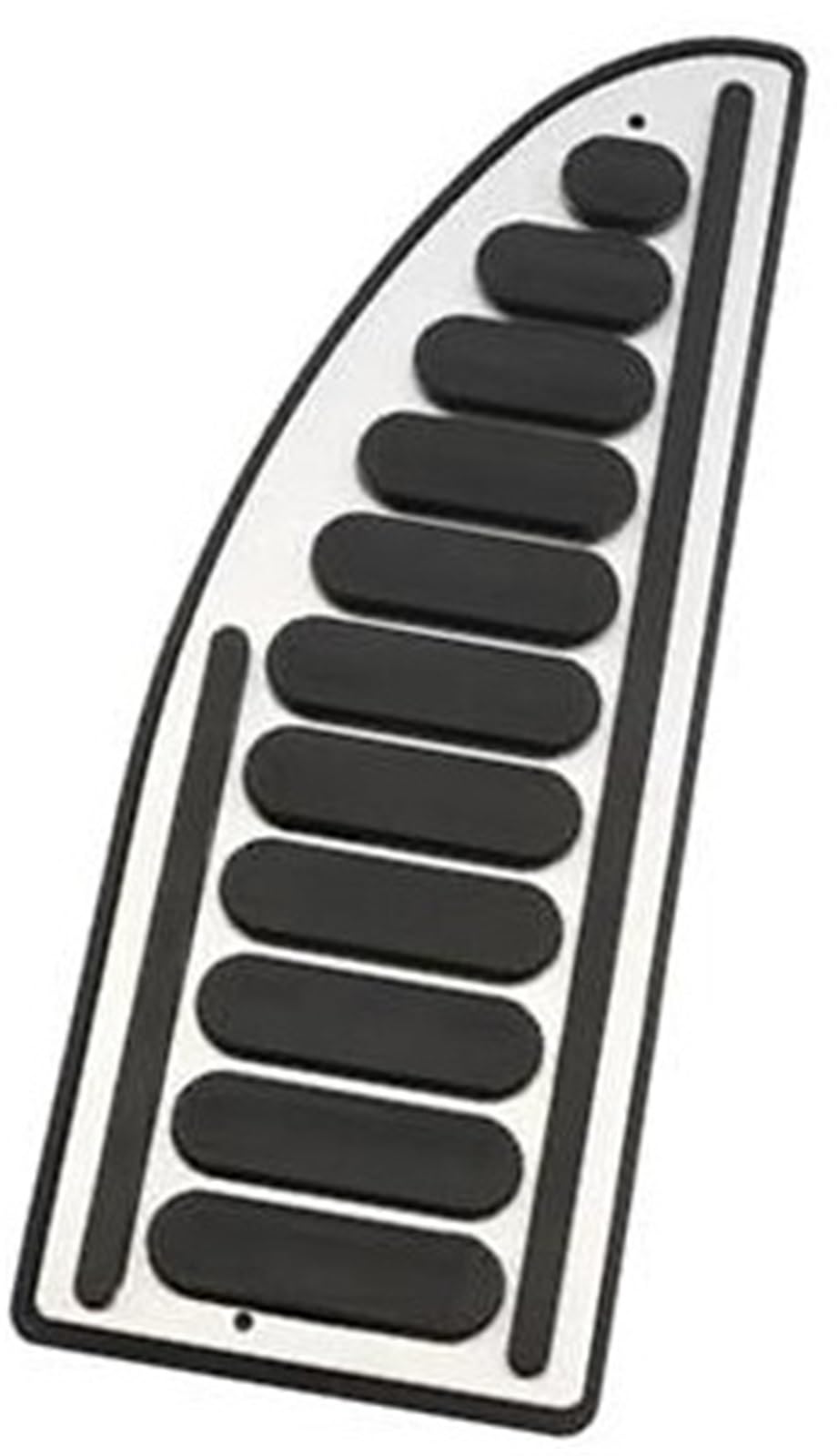 Szwaldaper Auto-Pedalpolster-Abdeckung, for Ford, Everest Endeavour Raider Ranger 2016–2022, rostfreie Pedale, Kraftstoffbremse Auto-Bremspedalabdeckung(Black 1pc Rest Pedal) von Szwaldaper