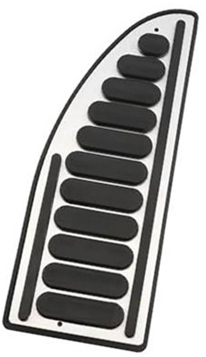Szwaldaper Auto-Pedalpolster-Abdeckung, for Ford, Everest Endeavour Raider Ranger 2016–2022, rostfreie Pedale, Kraftstoffbremse Auto-Bremspedalabdeckung(Black 1pc Rest Pedal) von Szwaldaper