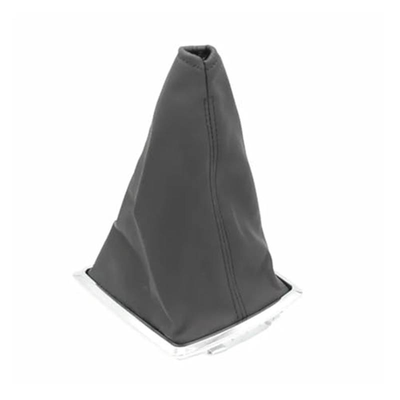 Szwaldaper Auto-Schaltknauf-Abdeckung, for Ford, for Focus, 2 MK2 2005–2012, Leder-Gamaschen-Kofferraum, Chromrahmen Schaltsackabdeckung fürs Auto von Szwaldaper