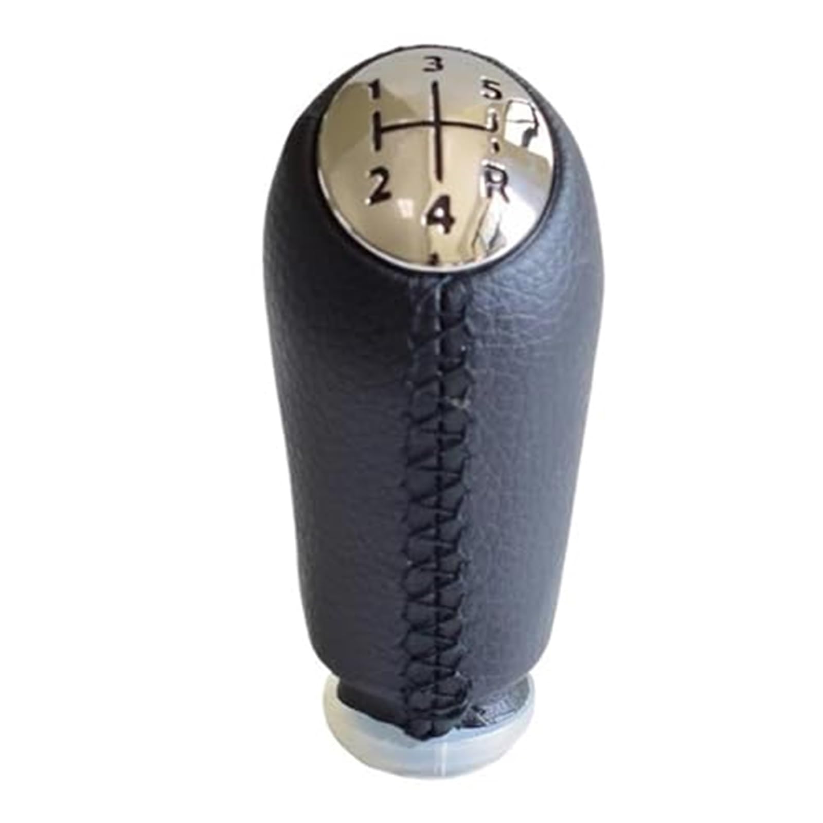 Szwaldaper Auto-Schaltknauf-Abdeckung, for Renault, Megane 2 MK2 II Sport Tourer II 2002–2009, Hebel-Schalthebelgehäuse, Schwarze Gamaschenmanschette Schaltsackabdeckung fürs Auto(Black Black-Chrome) Szwaldaper Auto-Schaltknauf-Abdeckung, for Renault, Megane 2 MK2 II Sport Tourer II 2002–2009, Hebel-Schalthebelgehäuse, Schwarze Gamaschenmanschette Schaltsackabdeckung fürs Auto(Black Black-Chrome) von Szwaldaper
