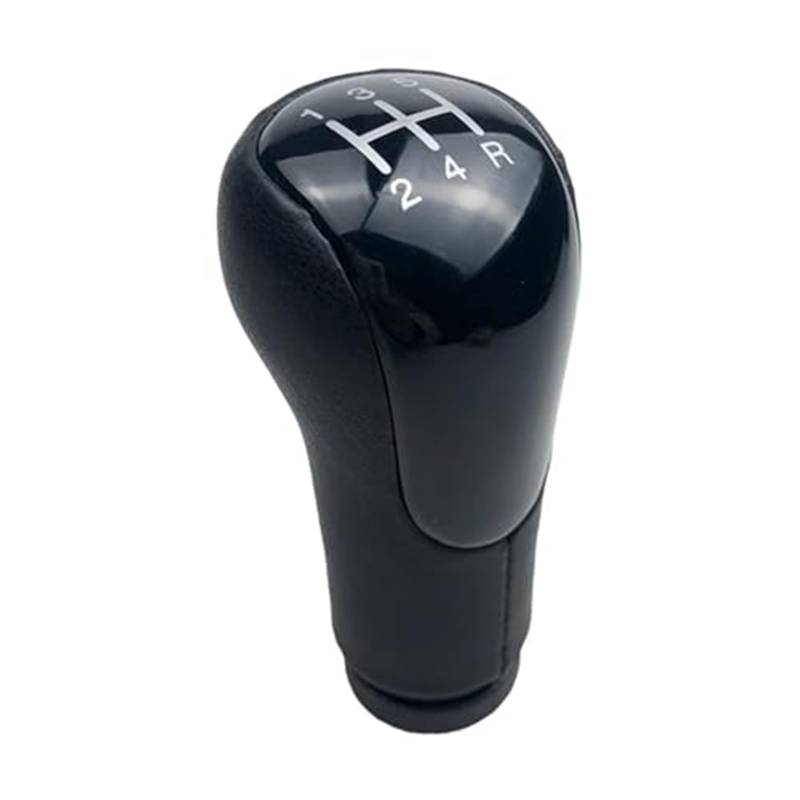 Szwaldaper Auto-Schaltknauf-Gamaschenmanschettenabdeckung, for Ford, for Fiesta, MK6 Fusion Transit Connect 2002-2008, Gehäusekragen Schaltsackabdeckung fürs Auto(Black 5 Speed Black) von Szwaldaper