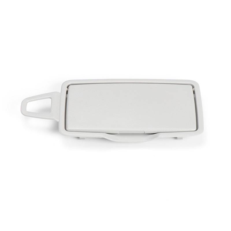 Szwaldaper Auto-Sonnenblende, Sonnenschutz, Gehäuse, Kosmetikspiegel-Abdeckung, for Mercedes-Benz, GLC W253, Innenzubehör, GLC260, GLC300 Kosmetikspiegel für die Sonnenblende im Auto(Right Light Gray) von Szwaldaper