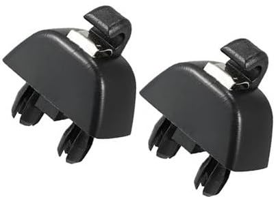 Szwaldaper Auto Sonnenblende Halterung Clip, for, A6, ABS, Schwarz, 2 Stück Auto-Sonnenblenden-Clip von Szwaldaper