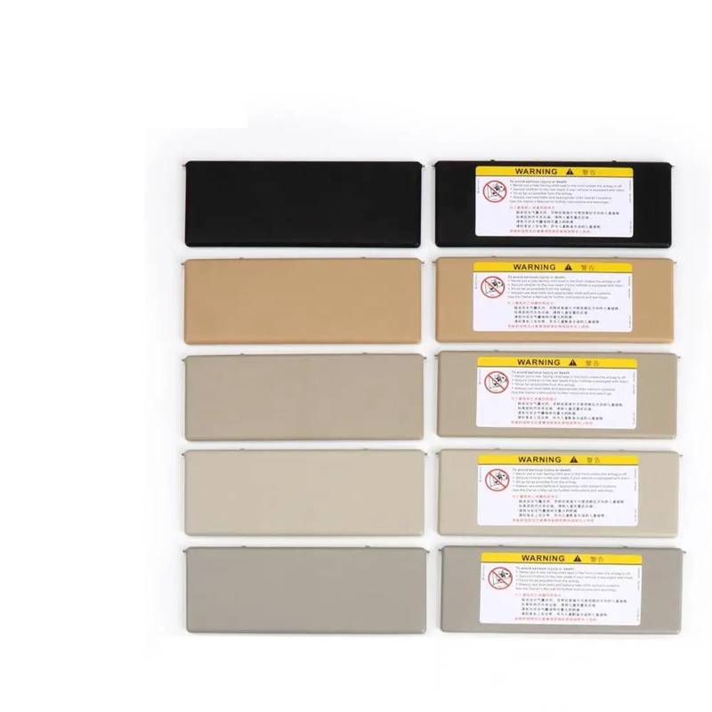 Szwaldaper Auto-Sonnenblenden-Kosmetikspiegel-Abdeckung, for Buick, Regal Lacrosse Envision Verano Excelle, for Chevrolet, Malibu XL Kosmetikspiegel für die Sonnenblende im Auto(Dark Beige) von Szwaldaper