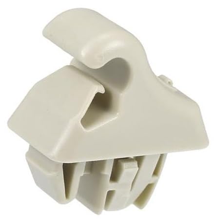 Szwaldaper Auto-Sonnenblendenhalter-Clip, Sonnenblendenhalterung, Hakenclips, Aufhänger, for Mitsubishi, Montero 2001-2006, ABS, Nr. MR779704, Beige Auto-Sonnenblenden-Clip von Szwaldaper