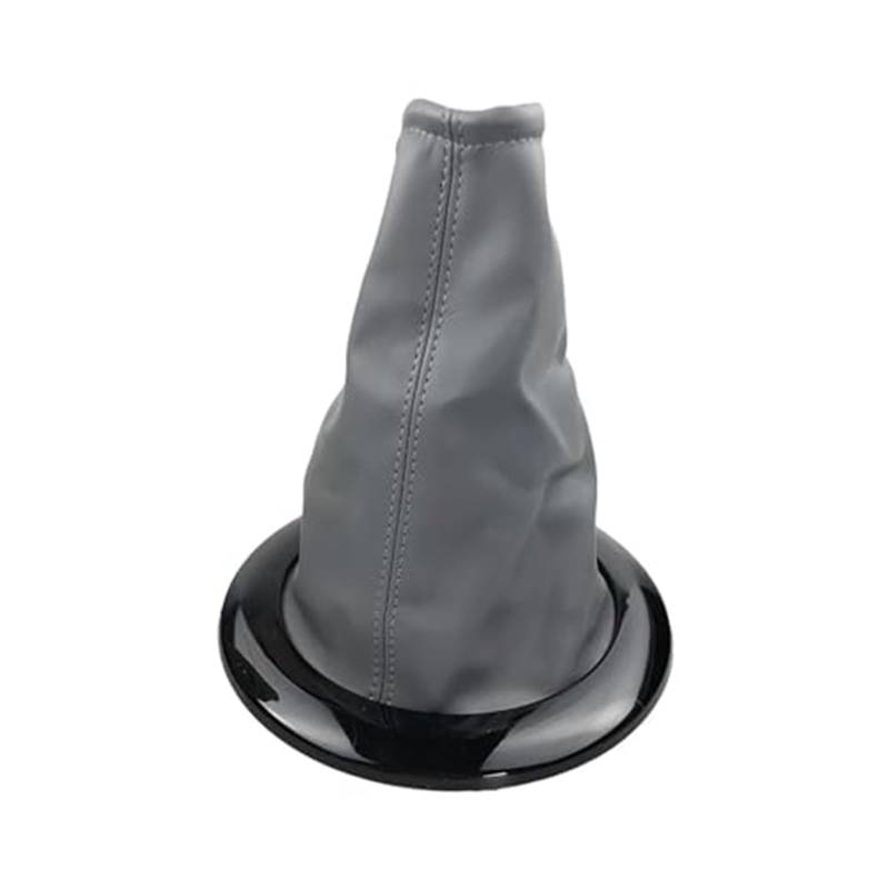 Szwaldaper Auto-Styling, schwarz-beige Leder-Schaltknauf-Koffer, for Renault, Megane II MK2 2002–2009, Sport Tourer II 2003–2009 Schaltsackabdeckung fürs Auto(Black Gray Black) von Szwaldaper