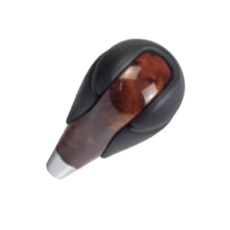 Szwaldaper Automatischer Auto-Schalthebelknopf, Schaltknauf, Schalthebel, for Toyota, Estima, for Hilux, Crown Innova Matrix Venza Schaltsackabdeckung fürs Auto(Black Wood) von Szwaldaper