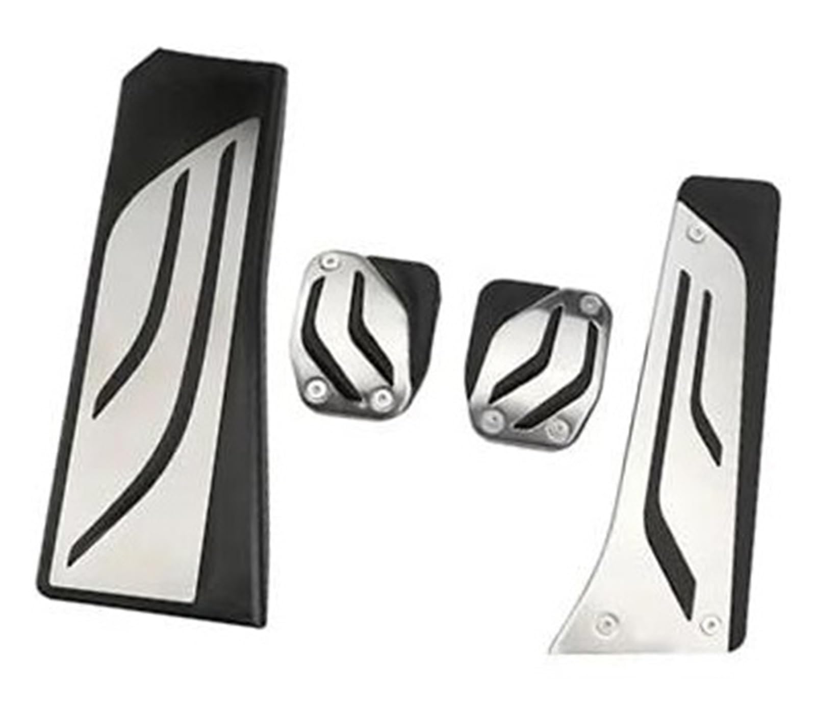 Szwaldaper Autopedale, for, 5 6 7 Series E65 E67 E68 F01 F02 F10 F11 F07 F12 F13 Bremse Kupplung Fußstütze Pedal Pad ersetzen Auto-Bremspedalabdeckung(Black MT) von Szwaldaper