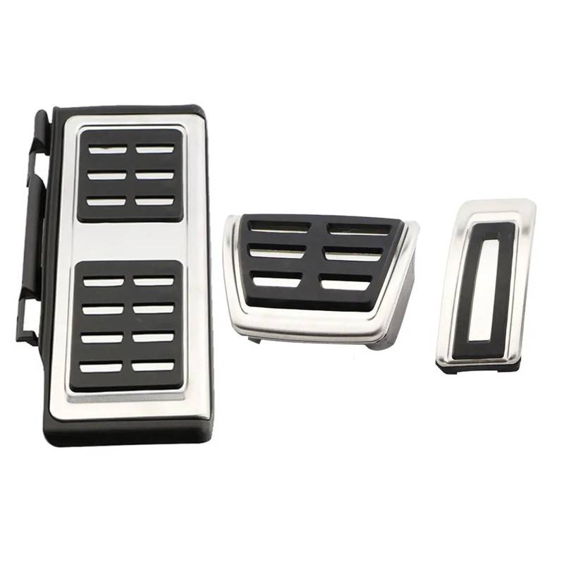 Szwaldaper Autopedale Gasbremse Fußstützenpolster Pedalabdeckung, for VW, for Passat, B8 Variante 2016-2023, for Tiguan, MK2 Allspace 2017-2021 Autopedalabdeckungsset(at with Rest) von Szwaldaper