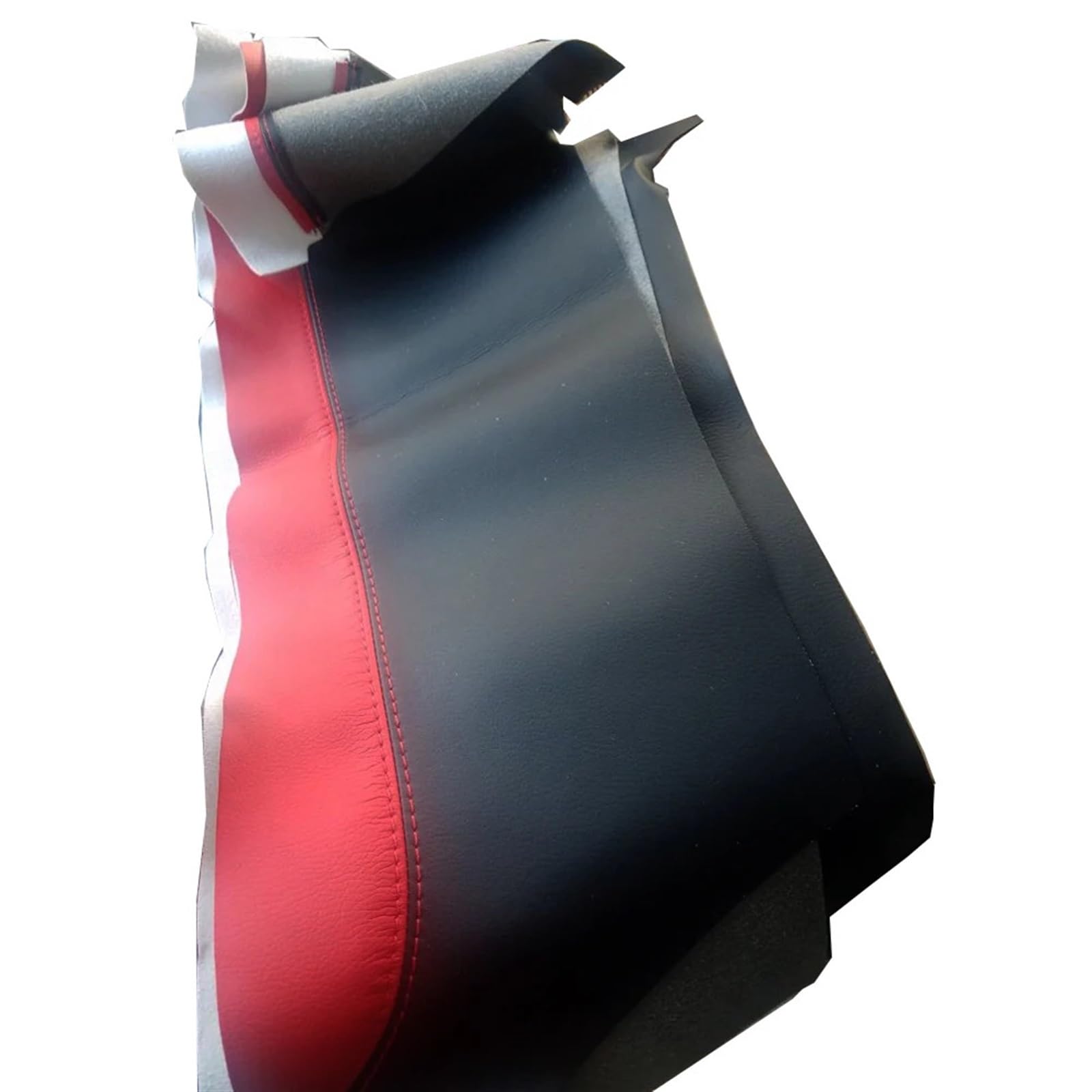 Szwaldaper Autotür-Armlehnenverkleidung, schwarz mit rotem Spleiß, Zubehör for Mikrofaser-Lederbezug, for Civic, 10. Generation 2016 2017 2018 2019 Auto-Innentürverkleidung(4X Door Panel) von Szwaldaper