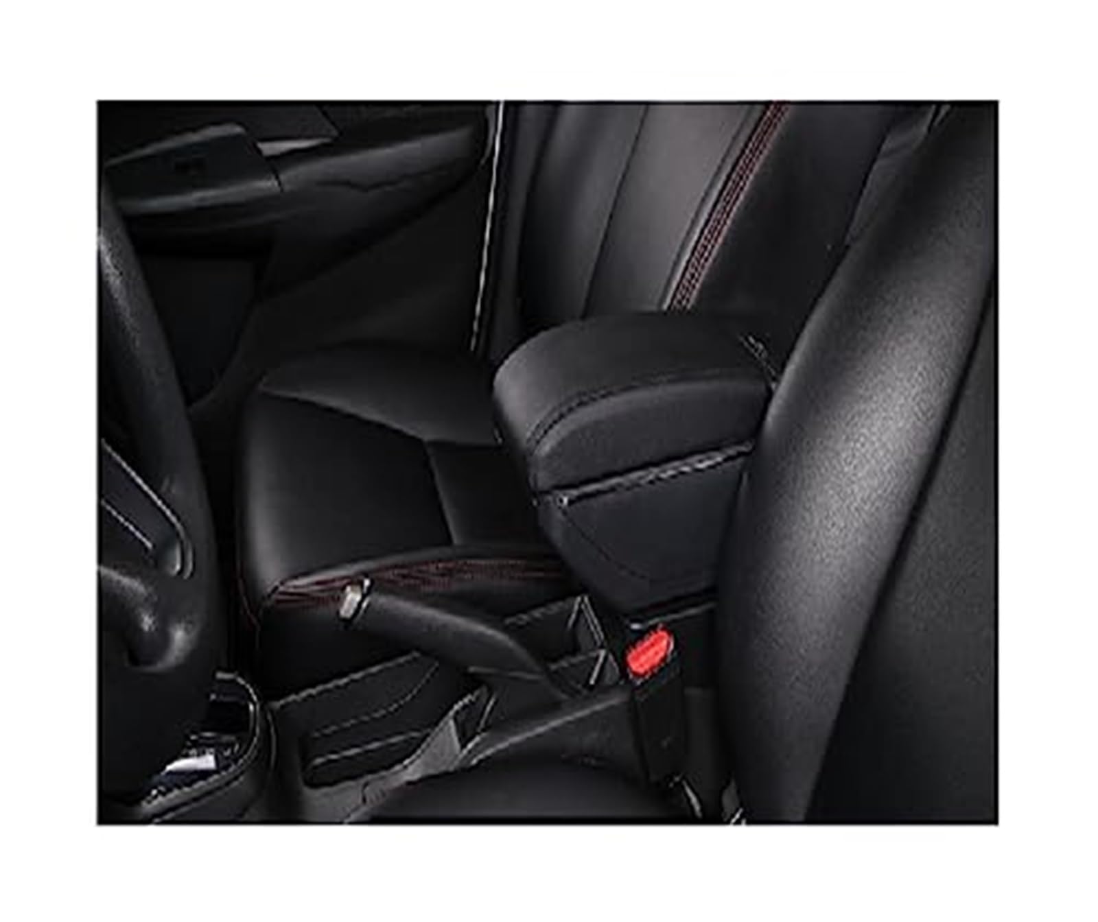Szwaldaper Autozubehör, for Dacia, for Duster 2019 2020 2021 2022 Armlehnenbox Mittelkonsole Aufbewahrungsdekoration mit USB Auto-Armlehnenbox(Black D2 Black Line 7usb) von Szwaldaper