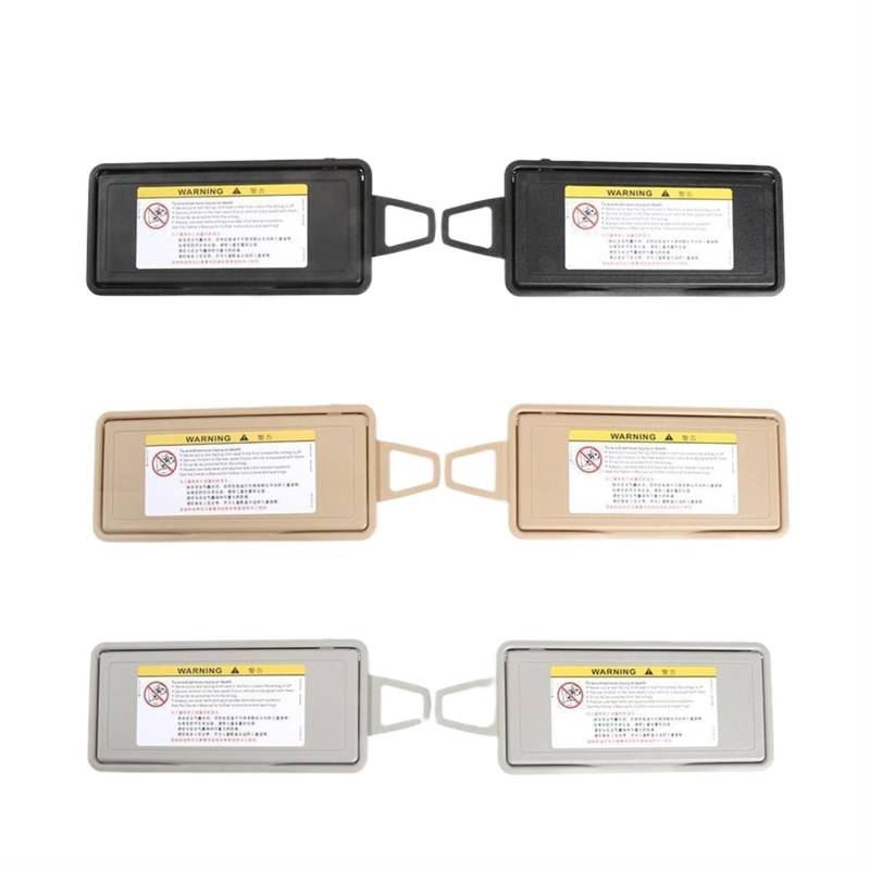 Szwaldaper Autozubehör Auto-Sonnenblendenspiegel Make-up-Sonnenschutz Kosmetikspiegelabdeckung, for Mercedes-Benz, S-Klasse W221 2218104117 06-13 Auto-Sonnenblenden-Spiegelabdeckung(Left Gray) von Szwaldaper