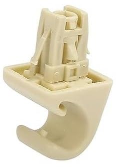 Szwaldaper Beige Auto ABS Sonnenblende Haken Clip Halterung Halter 74348-33040 Auto-Sonnenblenden-Clip von Szwaldaper