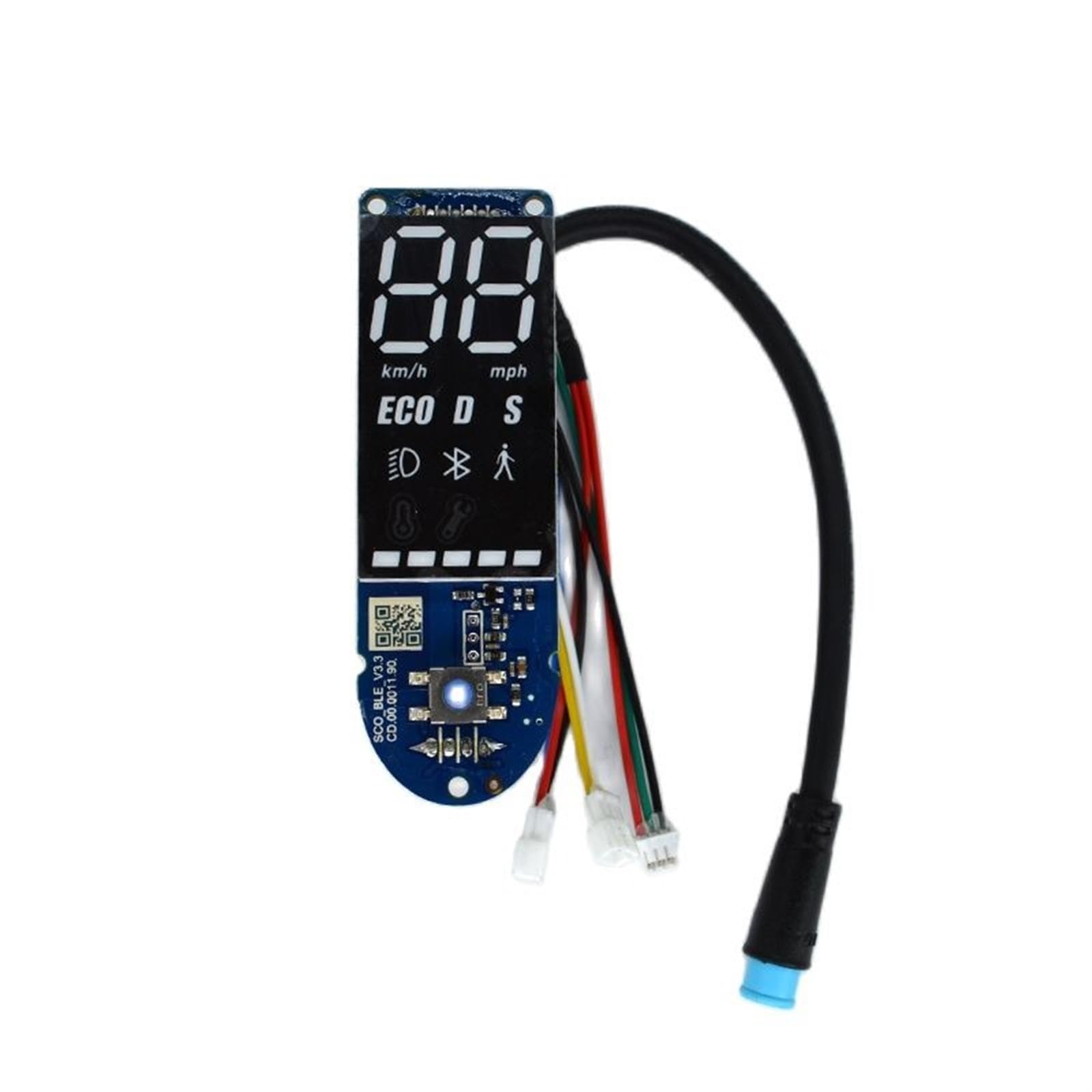 Szwaldaper Bluetooth-Dashboard, for Ninebot, KickScooter F25 F30 F40 Elektroroller Stoppuhr Meter Display Zubehör Armaturenbrett-Displayabdeckung Szwaldaper Bluetooth-Dashboard, for Ninebot, KickScooter F25 F30 F40 Elektroroller Stoppuhr Meter Display Zubehör Armaturenbrett-Displayabdeckung von Szwaldaper