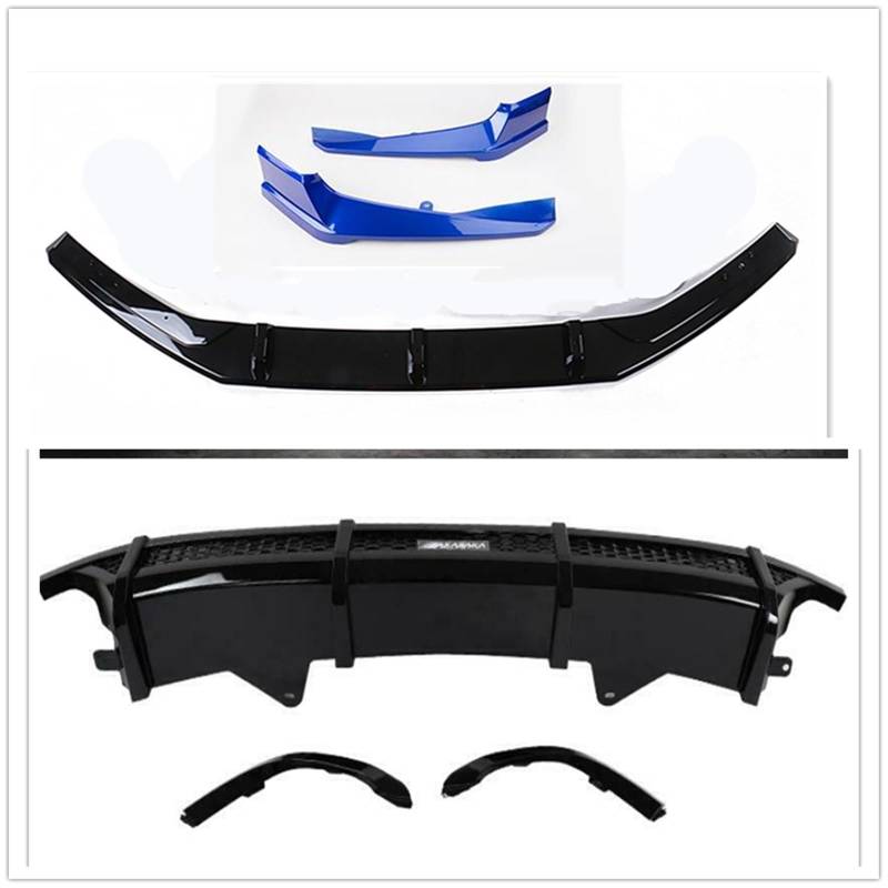 Szwaldaper Body Kit, for Accord, 2018-2019 10. Auto Frontstoßstange Spoiler Heckdiffusorlippe Weiß Seitliche Lüftungsschlitzverkleidung Splitterabdeckung Verkleidung Lüftungsblende für Nebelscheinwerf von Szwaldaper