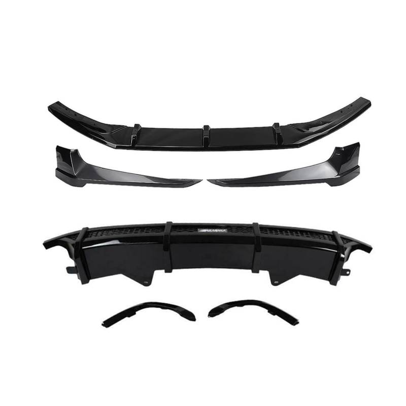 Szwaldaper Body Kit, for Accord, 2018-2019 10. Auto Frontstoßstange Spoiler Heckdiffusorlippe Weiß Seitliche Lüftungsschlitzverkleidung Splitterabdeckung Verkleidung Lüftungsblende für Nebelscheinwerf von Szwaldaper
