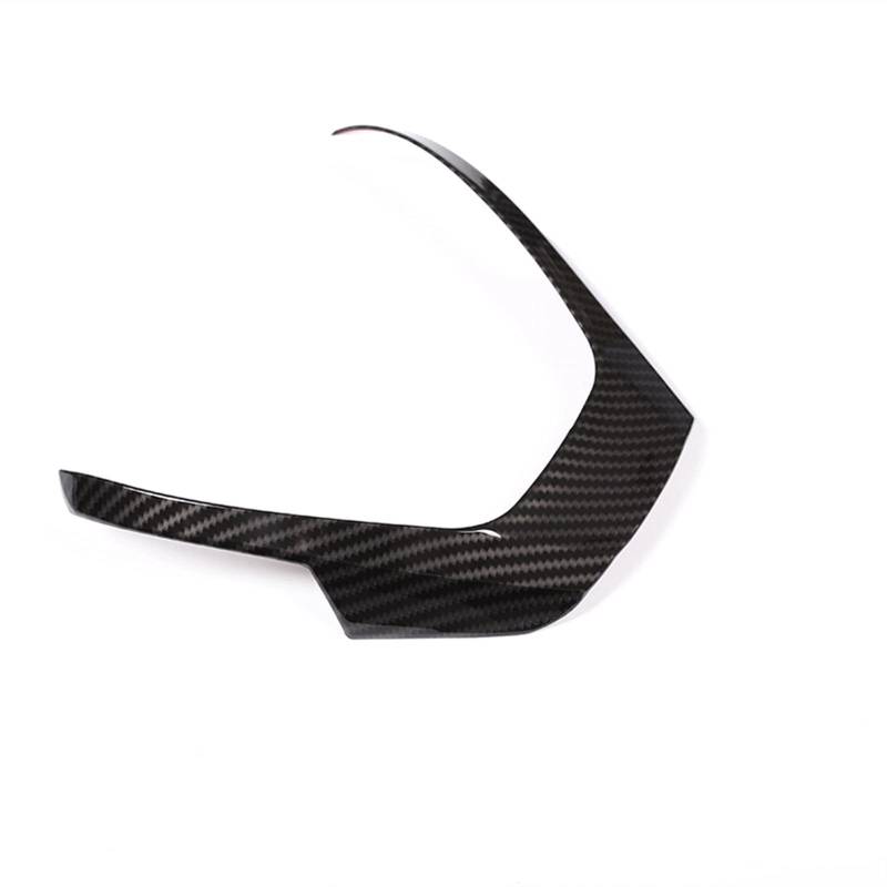 Szwaldaper Carbon Fiber Style ABS Chrom Lenkrad Dekoration Abdeckung Zieraufkleber, for, for, X3 X4 X5 F15 F25 F26 2014-2016 Auto-Lenkradaufkleber von Szwaldaper