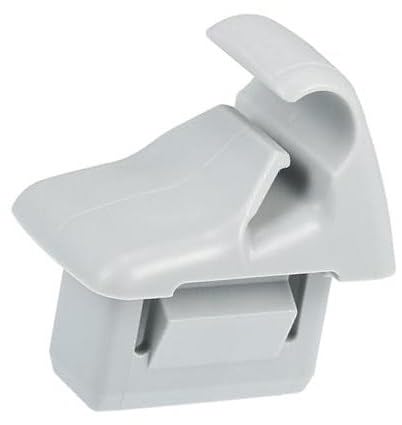 Szwaldaper Clip for Sonnenblende im Auto, Hakenclip for Sonnenblende, for Mitsubishi, Lancer 2006-2017, ABS, Nr. MR654343, Grau Auto-Sonnenblenden-Clip von Szwaldaper