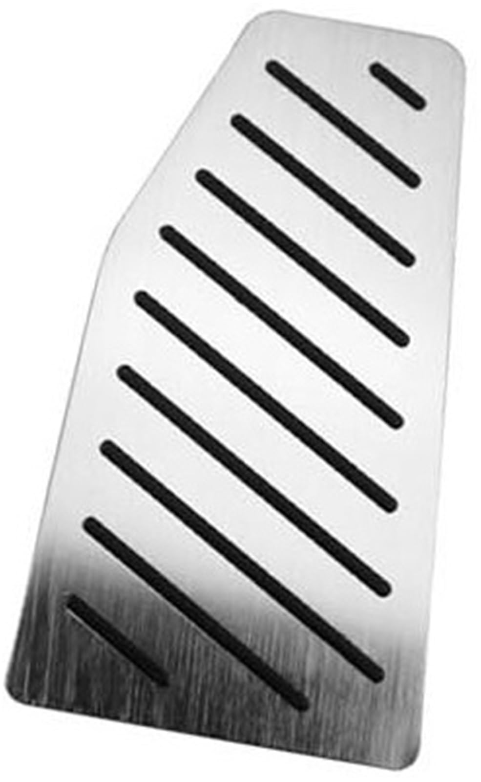 Szwaldaper Edelstahl-Auto-Bremspedal-Schutzabdeckung, for Toyota, for RAV4, Rav 4 2019 2020 2021 2022 Dead Rest Pedale Abdeckungen Auto-Bremspedalabdeckung(Black 1Pcs Rest Pedal) von Szwaldaper