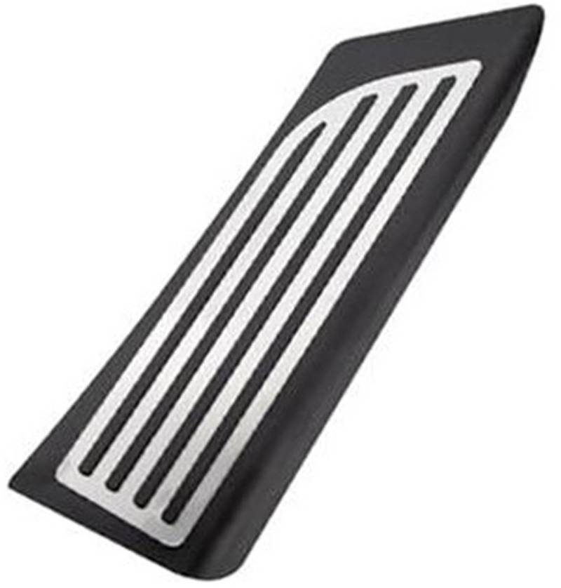 Szwaldaper Edelstahl-Autopedale, for Tesla, Modell Y Modell 2020 2021, at-Pedal, Bremspedalauflage, Dead Rest-Pedalabdeckung Auto-Bremspedalabdeckung(Black 1Pcs Rest Pedal) von Szwaldaper