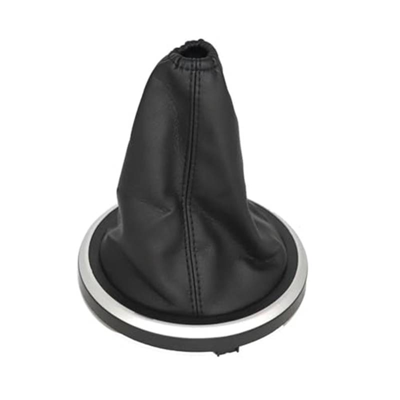 Szwaldaper GAITOR SCHALTMANTEL Gaiter Rahmen Matte Chrom, for Ford, for Fiesta, MK6 02-08 Schalthebelabdeckung SCHALTKNAUF Fusion Transit Connect Schaltsackabdeckung fürs Auto(Black Gear Boot) von Szwaldaper