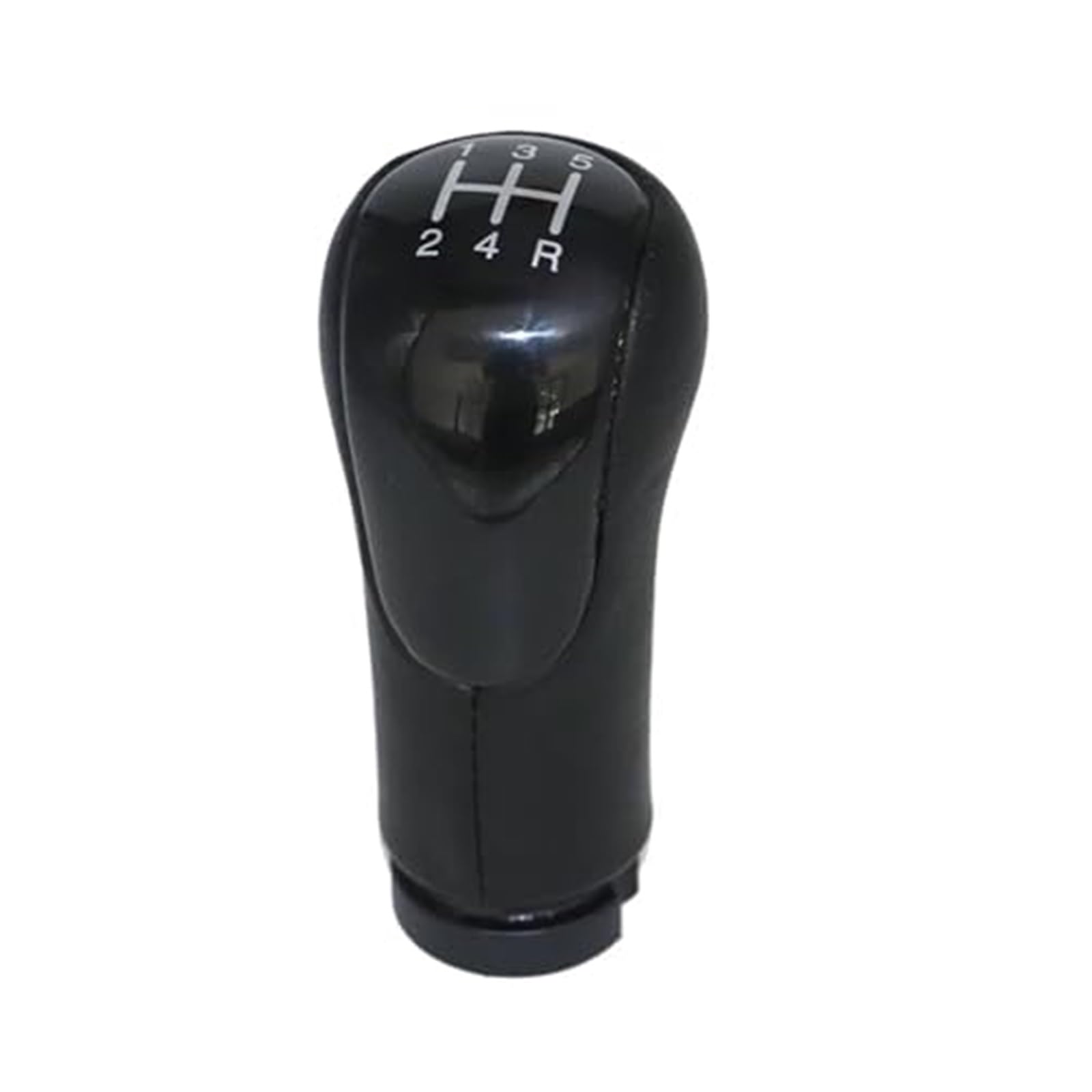Szwaldaper GAITOR SCHALTMANTEL Gaiter Rahmen Matte Chrom, for Ford, for Fiesta, MK6 02-08 Schalthebelabdeckung SCHALTKNAUF Fusion Transit Connect Schaltsackabdeckung fürs Auto(Black Gear knob) von Szwaldaper