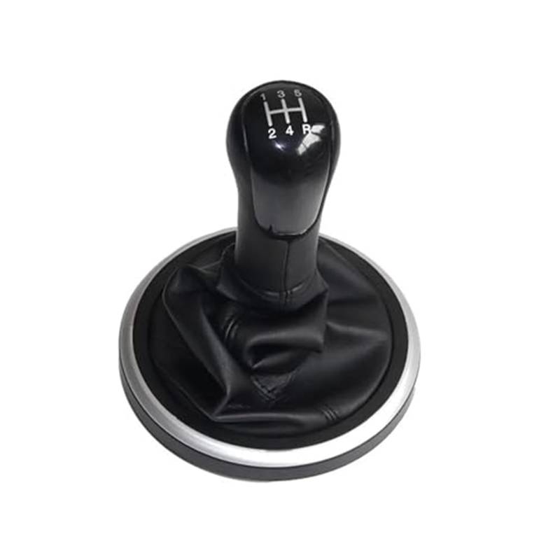 Szwaldaper GAITOR SCHALTMANTEL Gaiter Rahmen Matte Chrom, for Ford, for Fiesta, MK6 02-08 Schalthebelabdeckung SCHALTKNAUF Fusion Transit Connect Schaltsackabdeckung fürs Auto(Black Pair) von Szwaldaper