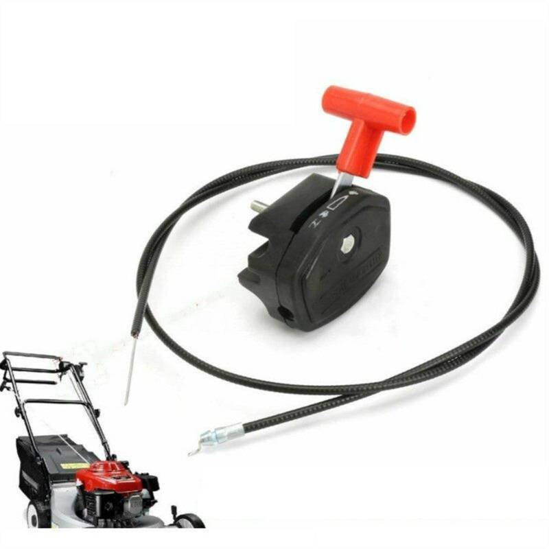 Szwaldaper Gaszug Universal 56 Zoll Rasenmäher Gaszug Schalter Hebel Steuergriff Kit Rasenmäher Gasgriffschalter für Rasenmäher von Szwaldaper