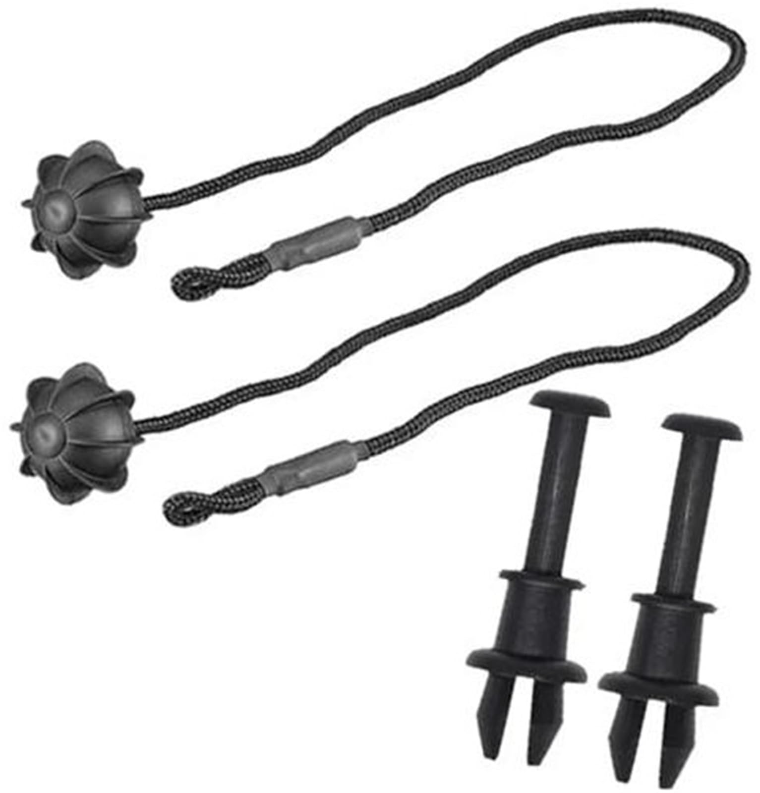 Szwaldaper Gepäckraumabdeckungsschnur, for A3 8P 8V Q2 Q3 F3 8R OE: Z5867769 Dachgepäckträger-Befestigungsgurte Gepäckraumabdeckungsschnur Kofferraumnetz(Black 1 Kit) von Szwaldaper