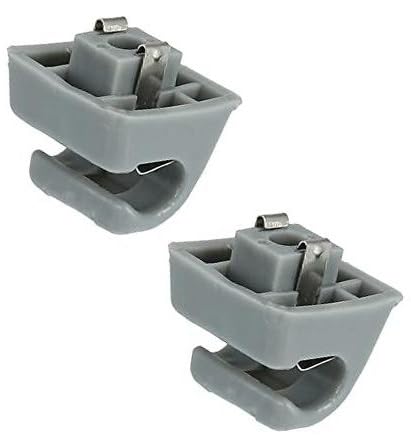 Szwaldaper Graue Auto-ABS-Sonnenblenden-Haken-Clip-Halterung 126-810-00-12-8412, 2 Stück Auto-Sonnenblenden-Clip von Szwaldaper