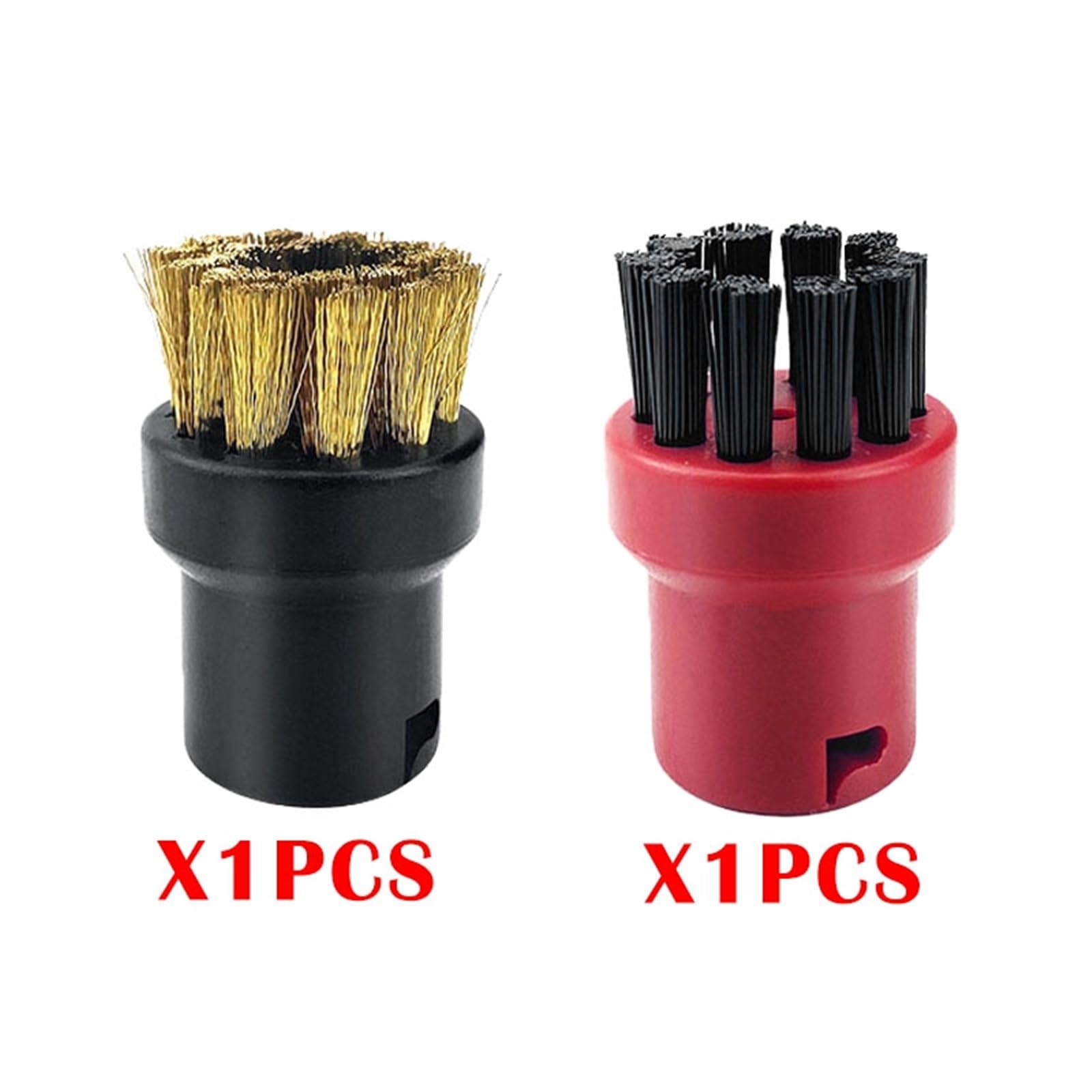 Szwaldaper Handheld for Steam mop Reiniger SC1 SC2 SC3 SC4 SC5 SC7 zubehör Leistungsstarke Pinsel Kopf dampf düse staubsauger Teile Ersatzteile für Dampfreiniger(2pcs-01) von Szwaldaper