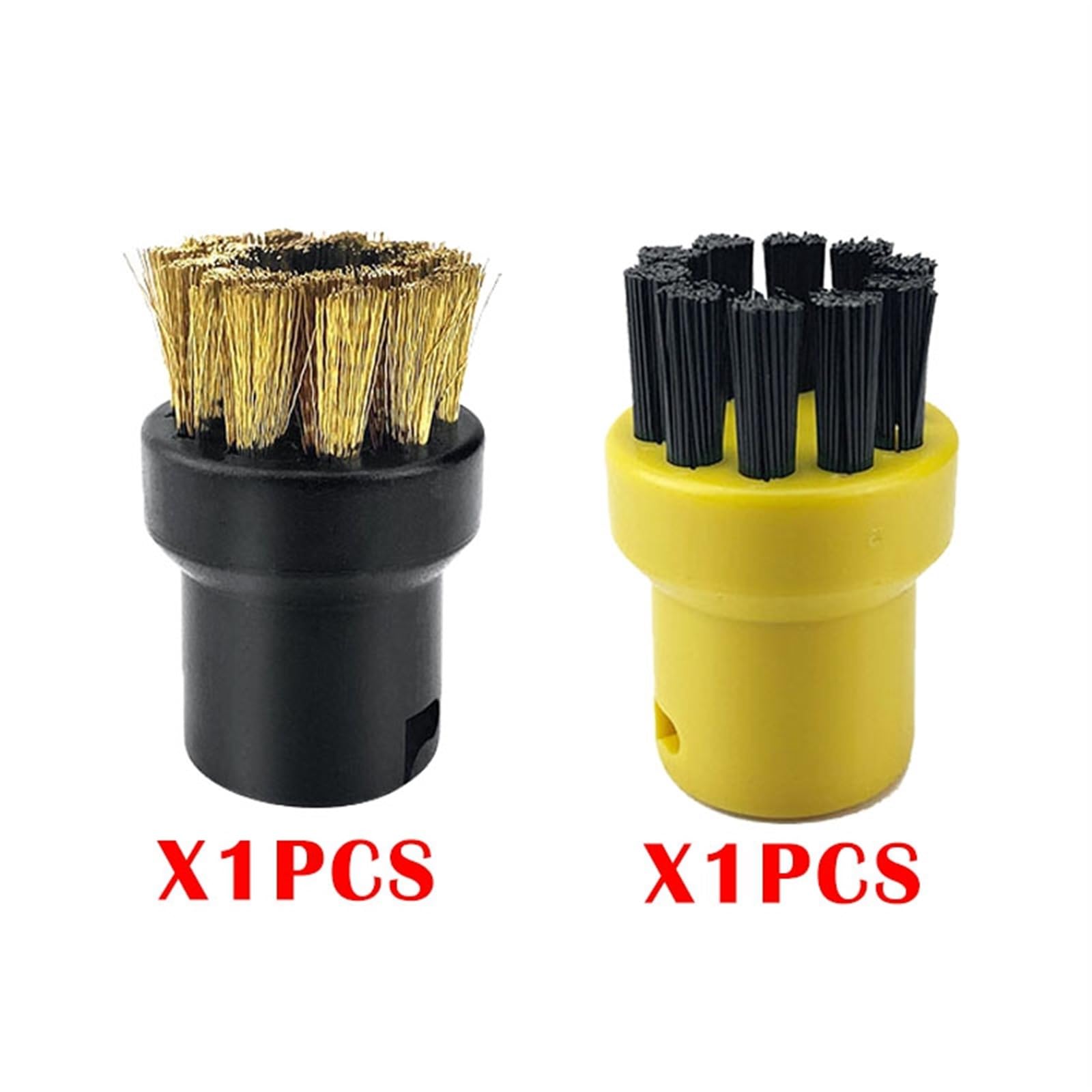 Szwaldaper Handheld for Steam mop Reiniger SC1 SC2 SC3 SC4 SC5 SC7 zubehör Leistungsstarke Pinsel Kopf dampf düse staubsauger Teile Ersatzteile für Dampfreiniger(2pcs-02) von Szwaldaper