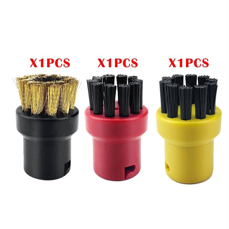 Szwaldaper Handheld for Steam mop Reiniger SC1 SC2 SC3 SC4 SC5 SC7 zubehör Leistungsstarke Pinsel Kopf dampf düse staubsauger Teile Ersatzteile für Dampfreiniger(3pcs-01) von Szwaldaper