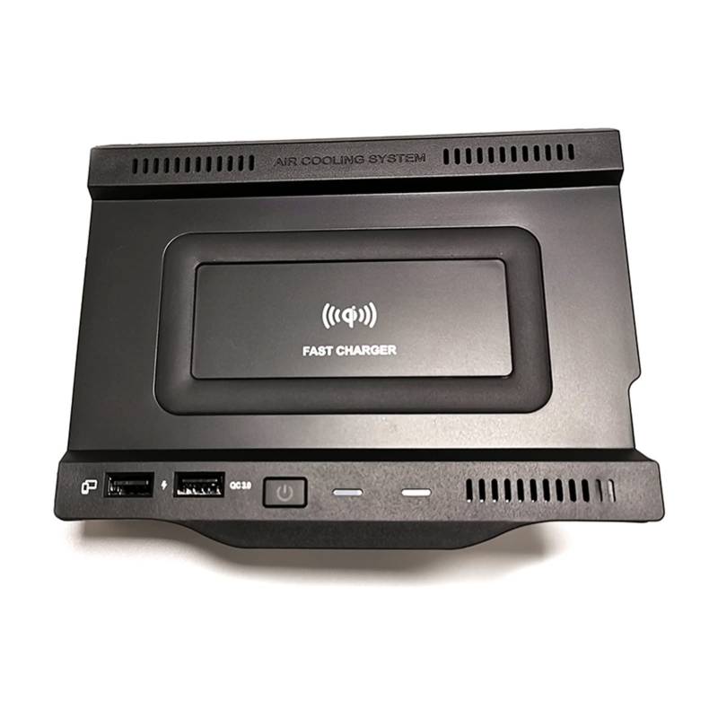 Szwaldaper Kabelloses Ladegerät for Telefone, Zubehör for Ladeplatte, for, for Mercedes-Benz, W177 W188 W247 AMG A35L GLB AB Klasse CLA 2019 2020 Kabelloses Autoladegerät(for CLA 2020 2021) von Szwaldaper