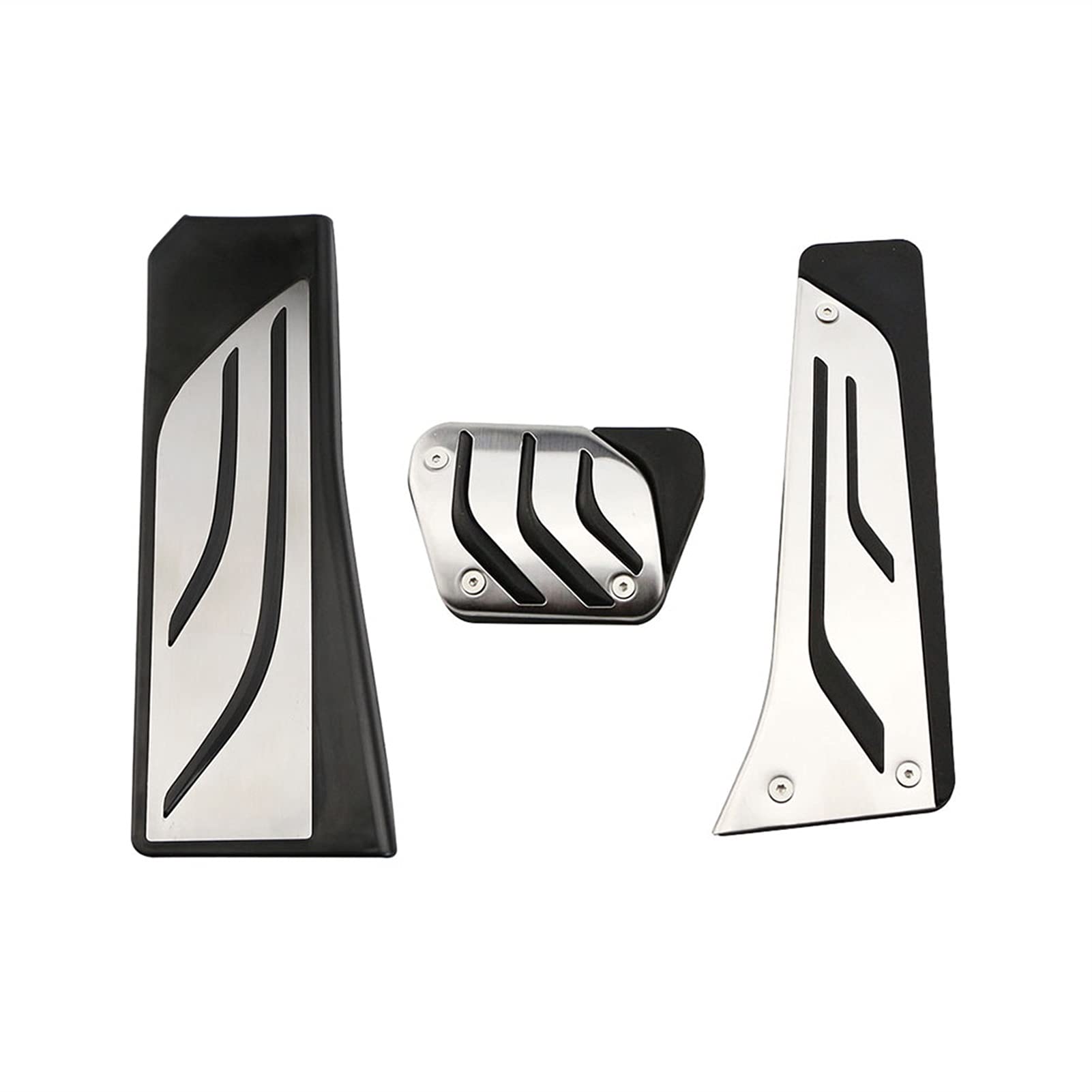 Szwaldaper Kein Bohren at MT Autopedale Kraftstoffbremse Kupplung Fußstütze Dead Pedal Pad Cover, for, for X3 F25 2011-2017 X4 F26 2014-2017 Autopedalabdeckungsset(at with Rest) von Szwaldaper