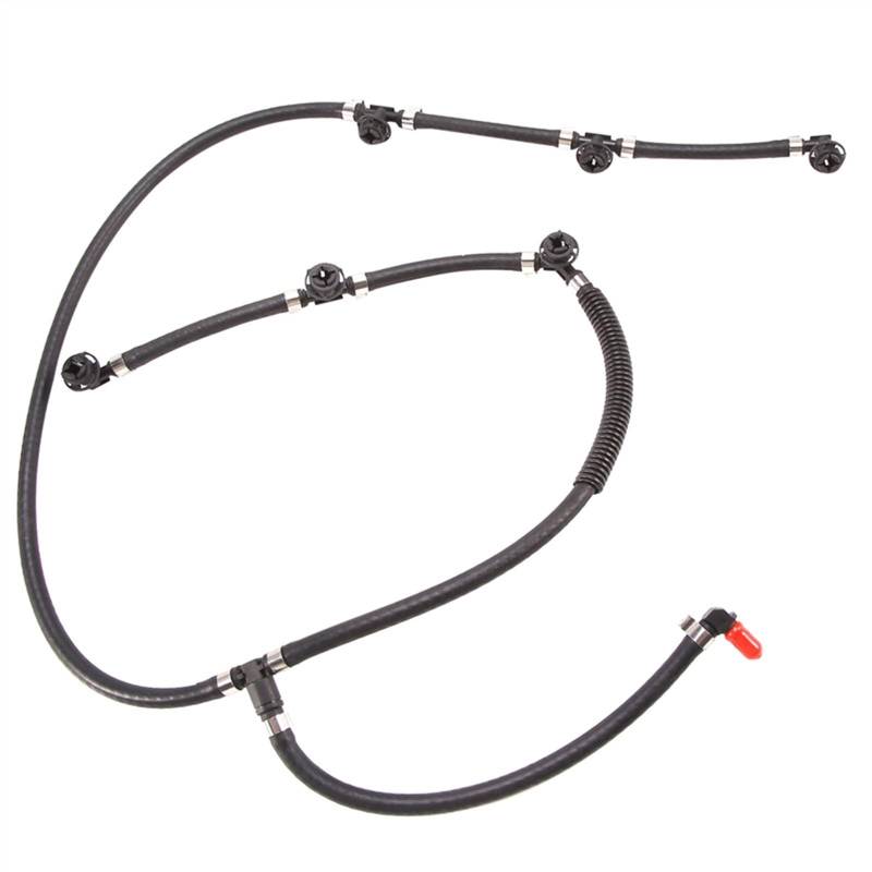 Szwaldaper Kraftstoffrücklaufrohr Kraftstoffeinspritzventil-Leckschlauch, for Mercedes-Benz C219 W204 S204 X164 W164 6420705632 Ölleck-Rücklaufleitung von Szwaldaper