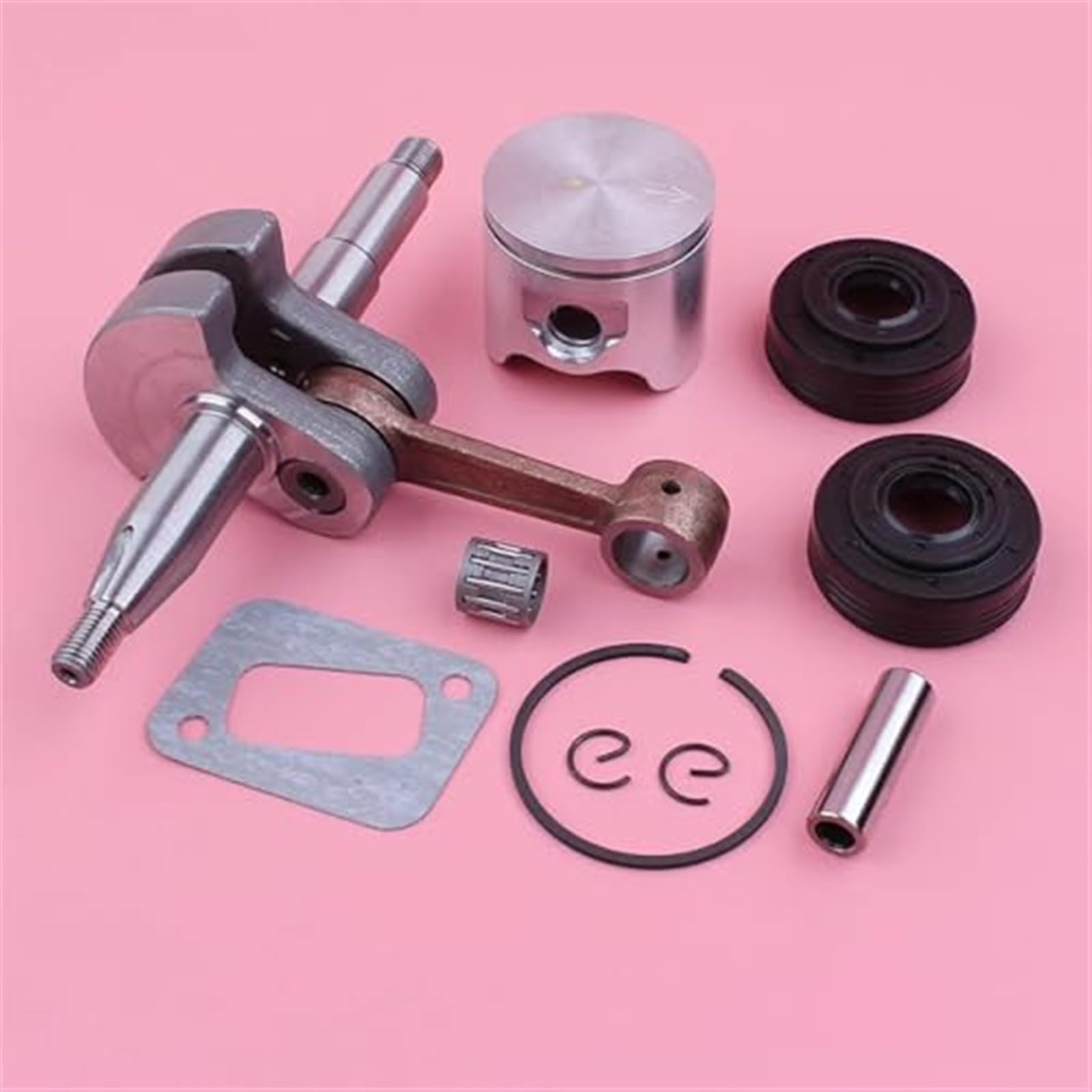 Szwaldaper Kurbelwelle Kurbelwelle 42 mm Kolbenringsatz, for Husqvarna, 340 345 Öldichtung, Nadellager, Kettensägen-Ersatzteil Szwaldaper Kurbelwelle Kurbelwelle 42 mm Kolbenringsatz, for Husqvarna, 340 345 Öldichtung, Nadellager, Kettensägen-Ersatzteil von Szwaldaper