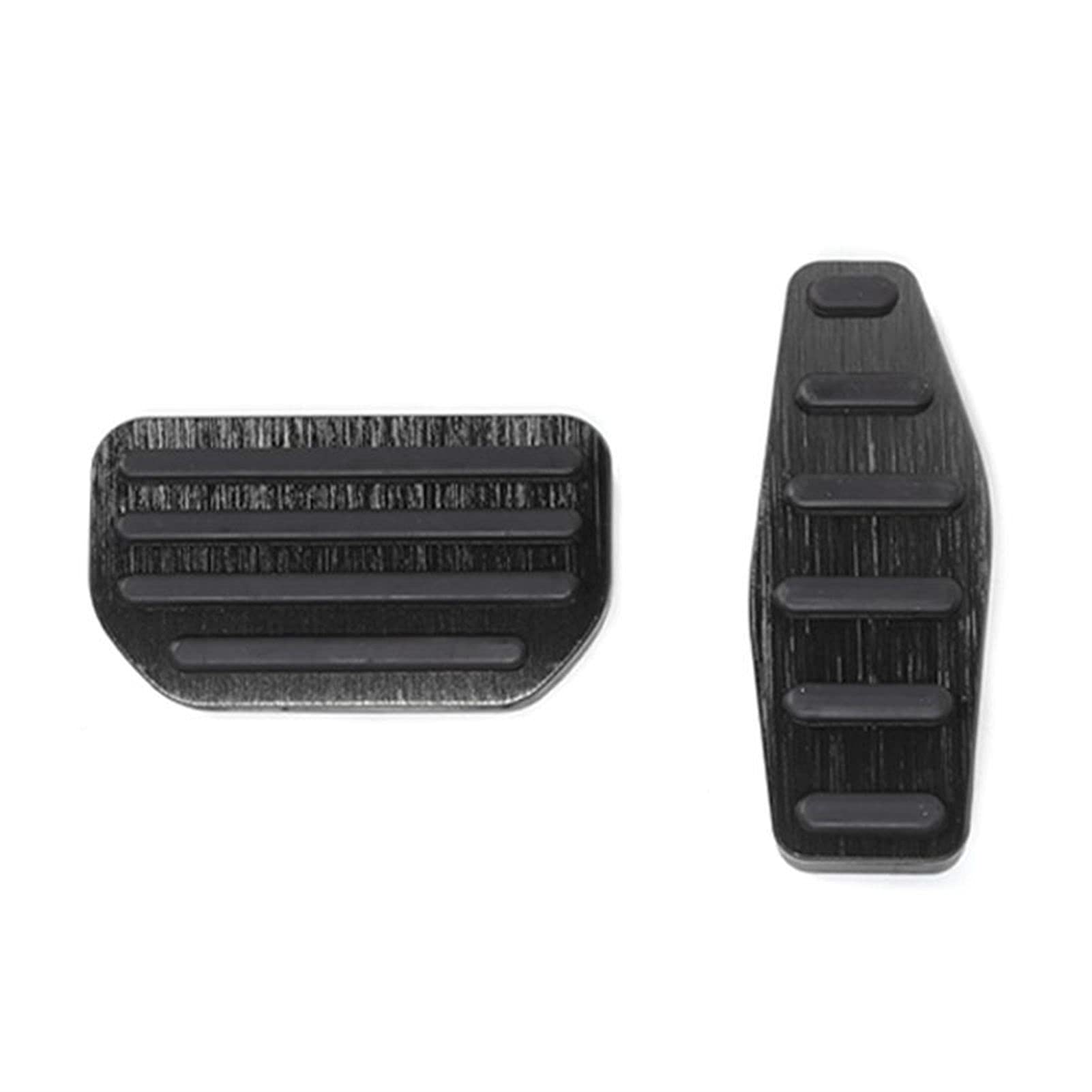 Szwaldaper Linke Fußstütze Pedale Auto Bremspedal Abdeckung Jimny, for Suzuki, Jimny 2010-2022 Zubehör Autopedalabdeckungsset(2pcs Automatic Black) von Szwaldaper