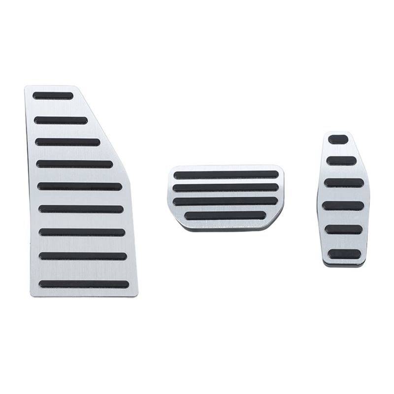 Szwaldaper Linke Fußstütze Pedale Auto Bremspedal Abdeckung Jimny, for Suzuki, Jimny 2010-2022 Zubehör Autopedalabdeckungsset(3pcs Automatic A) von Szwaldaper
