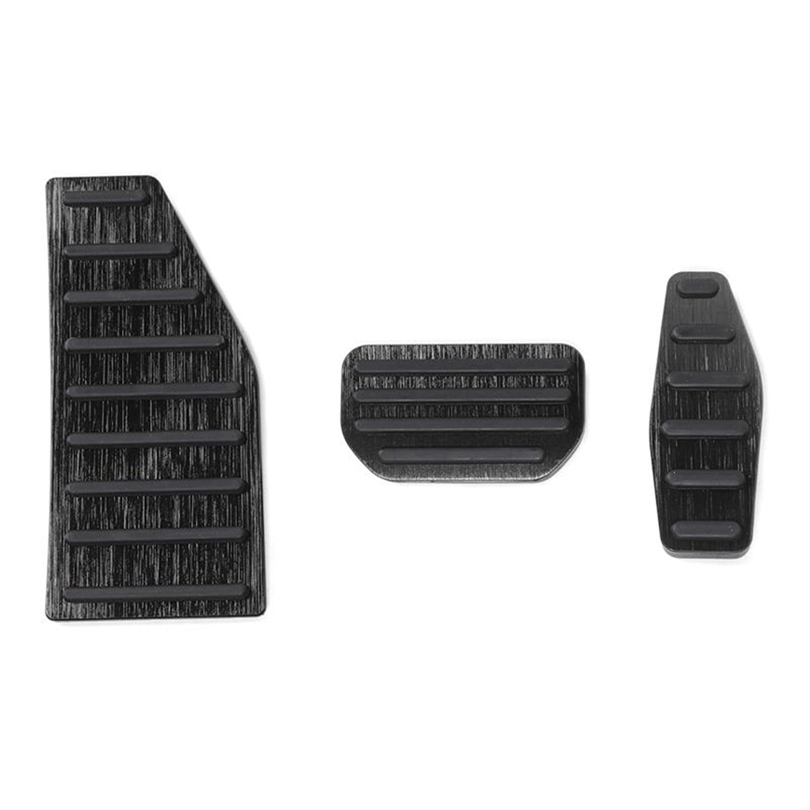 Szwaldaper Linke Fußstütze Pedale Auto Bremspedal Abdeckung Jimny, for Suzuki, Jimny 2010-2022 Zubehör Autopedalabdeckungsset(3pcs Automatic Black) von Szwaldaper