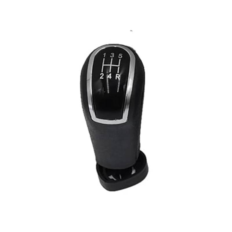 Szwaldaper Manueller Schaltknauf, Getriebeschaltknaufmanschette, for Mercedes-Benz, A-Klasse W168 1997–2004, Getriebegriff, Schalthebelknauf Schaltsackabdeckung fürs Auto(Black 12345R Gear knob) von Szwaldaper